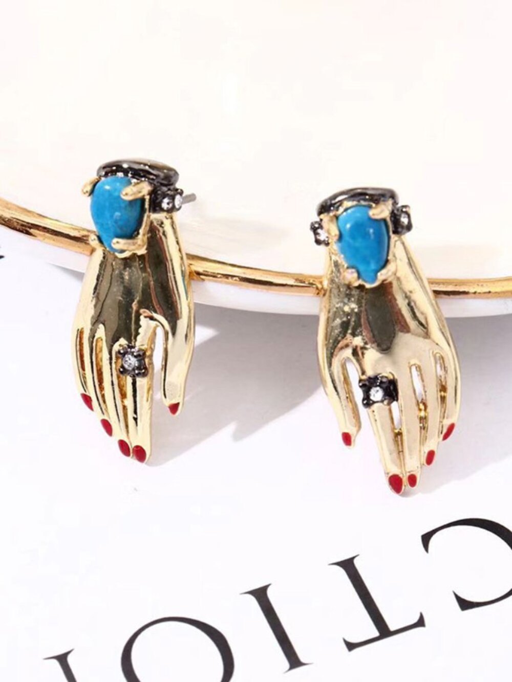 Alexis Bittar Two-Tone Stud Earrings